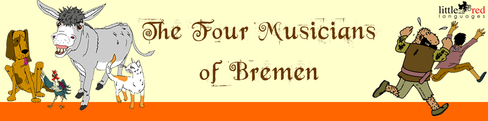 The Musicians of Bremen | English story | Little Red Languages 