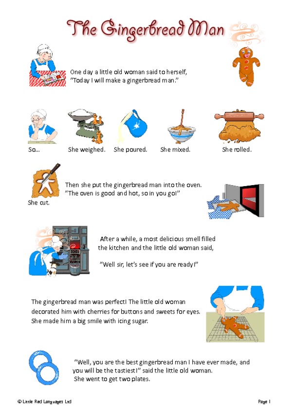 The Gingerbread Man English Animated Story Little Red Languages the-gingerbread-man-english-animated-story-little-red-languages