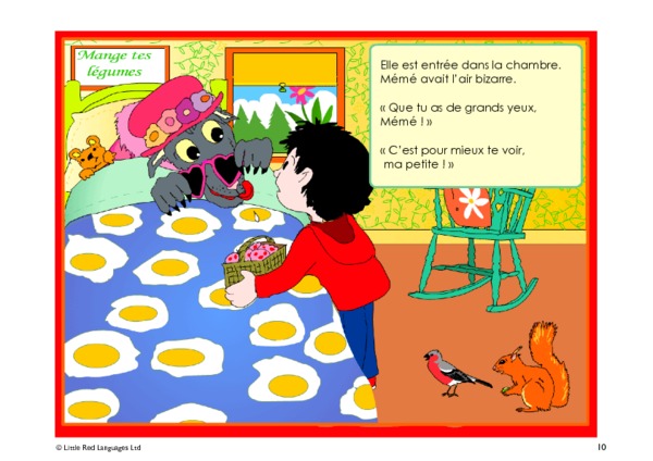 Le Petit Chaperon Rouge: Little Red Riding Hood in French and English