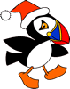 Christmas puffin