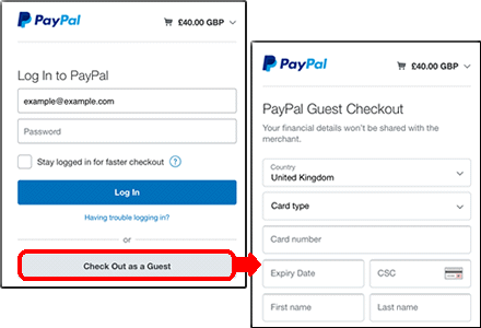 Payment details